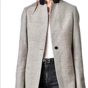 All Saints Leni Check coat